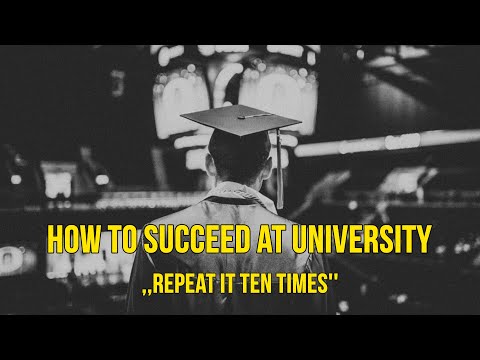 How To Succeed At University (for students only)