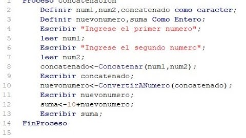 CONCATENAR, UNIR DOS NUMEROS PSEINT
