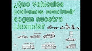 2019 Qué Vehículos Podemos Conducir Según Nuestra Licencia O Brevete? Perú