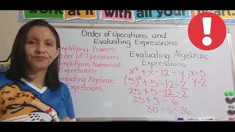 Algebra 1.Lesson 1.2: Order of Operations and Evaluating Expressions- Practice