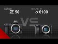 Nikon Z50 vs Sony a6100: Quick Specs Comparison 📷