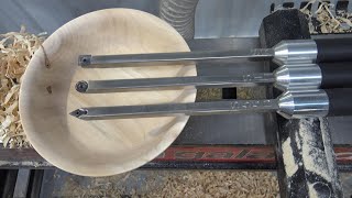 Turn a bowl with the Simple Woodturning tools 3 Tool Full Size set.