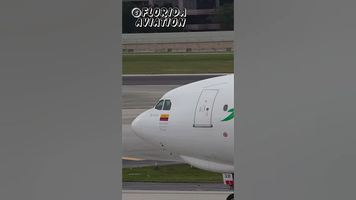 ✈️Airbus A330 Avianca Cargo Taxiing at Miami Int'l Airport - Plane Spotting in 4K