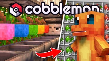 How I Built a Fully Automatic Apricorn Farm in Minecraft Cobblemon!