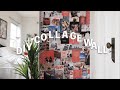 diy aesthetic collage wall