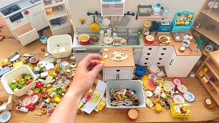 Miniature kitchen set installation ✨ ASMR ✨ Re-ment Collection ✨ screenshot 4