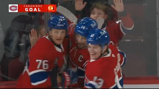 Nick Suzuki profite du bon boulot de Zachary Bolduc pour réduire l’écart à un but