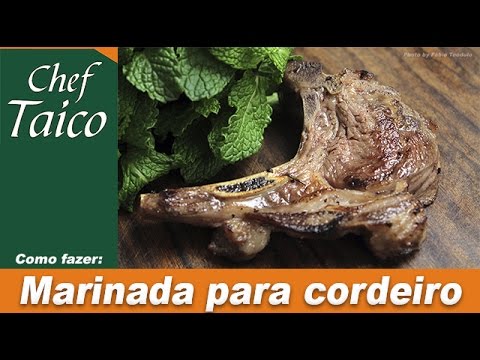 Vídeo: Como Fazer Um Cordeiro Assado Marinado