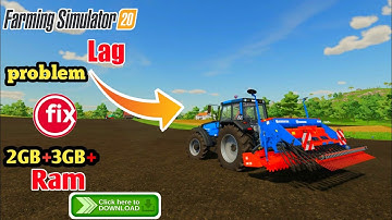 FS 20 lag problem Solve|fs 20 lag fix android|farming simulator 20 lag fix|fs 20 lag fix 2gb 3gb ram