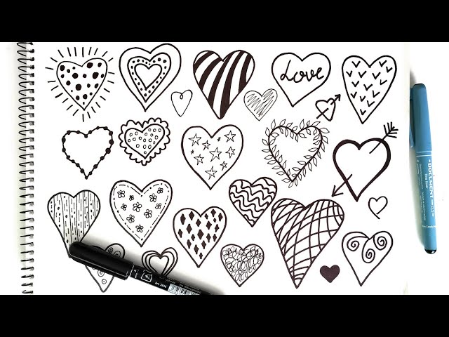 20 Easy Heart Drawing Ideas