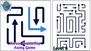 Arrow Puzzle: Tap Away Game Level 8 Gameplay Solution