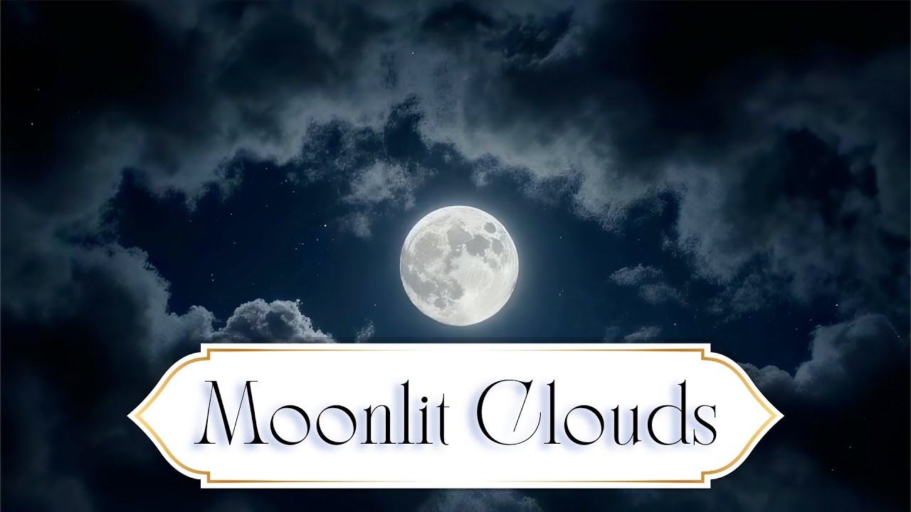 12 Hours of Moonlit Sleep • Calm Night Clouds for Deep Rest 💤