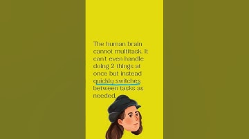 "Multitasking myth: our brains thrive on quick switches! 🧠⚡"#psychologyfacts #unknownfacts #myths