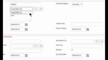 GICrm 03 Create Debit Note record