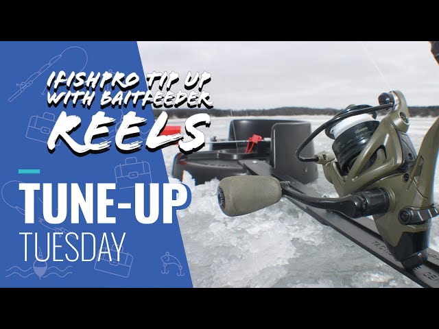 Tune-Up Tuesday  Using IFishPro Tip Up with Baitfeeder Reels 