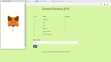Microsoft codefundo++ 2019 - E-Voting | Sakshi, Dnyaneshwari