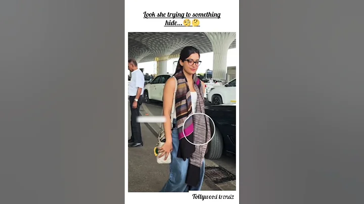 #reshmika #hiding #her #engagement #ring #new #viralshort #video