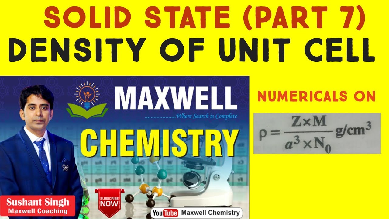 SOLID STATE (PART 7) || DENSITY || - YouTube