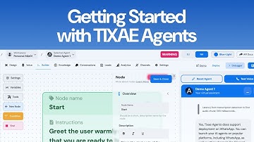Getting started with your first agent - Convocore Agents