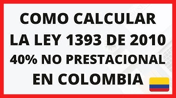 ➧LEY 1393 DE 2010 SEGURIDAD SOCIAL ✓ Ejercicio ejemplos de que trata #nomina #ley1393de2010.