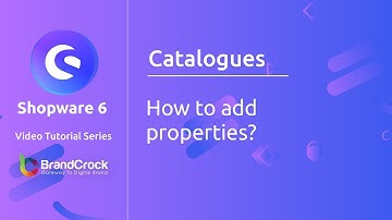 Shopware 6 tutorials : How to add properties?