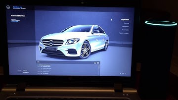 Aspect Software #CXP integration to an Amazon Echo skill and the Mercedes-Benz