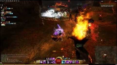 Guild Wars 2 (GW2) - Dungeon Run Through - Citadel of Flame Path 1