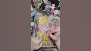 Mixed media art Journal page #artjournal #mixedmedia #creativejournal #the100dayproject2023