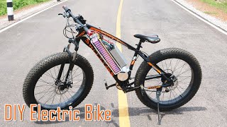 DIY Electric Bike 85Km/h 3000W 72V สร้างจักรยานไฟฟ้า