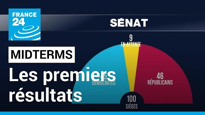 Midterms 2022 : les premiers résultats confirment les bastions des deux camps • FRANCE 24