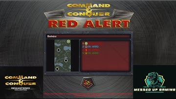 Command and Conquer Red Alert Remastered 1 x Allies vs 3 x AI: Hard Skirmish Gameplay MAP: Badajoz 3