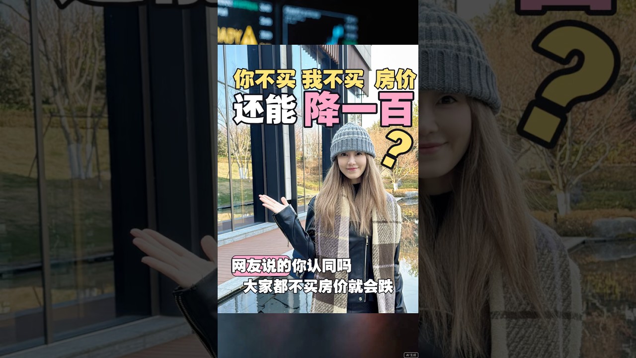 你不买，我不买，房价还能降一百？