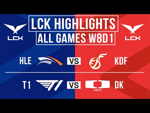 LCK Highlights ALL GAMES Week 8 Day 1 | LCK Spring 2024