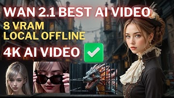 WAN 2.1 4K Video in 8 VRAM GPU -Comfyui