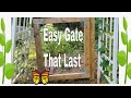 Simple DIY Garden Gate Build