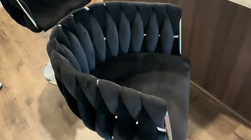 Review of a Bar Stool: DUOMAY, Modern Swivel