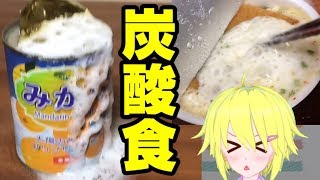 【実験】色んな物を炭酸にして食べたら口内が地獄になった【恐怖の重曹】