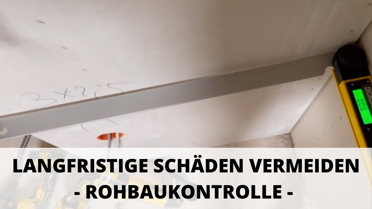 ABDICHTUNGEN, SCHIEFE WÄNDE, WICHTIGE KLEINIGKEITEN - Fertighaus-Rohbaukontrolle