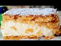 El pastel de crema ms rico y facil en 5 minutos milhojas xxl  la mejor receta
