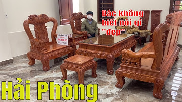 BỘ MINH QUỐC VOI CHIẾN TAY 12 Gỗ HƯƠNG về Hải Phòng | Đồ Gỗ Bảo Lộc