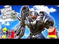 FRANKLIN & AVENGERS ARMY vs TRANSFORMERS Megatron in GTA 5 | GIANT PARALLAX is Back | Team4SHOOTER