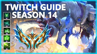 HOW TO PLAY TWITCH IN SEASON 14 [Full Guide/Build] 2024