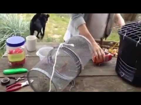 How to make AWESOME homemade crab trap - YouTube