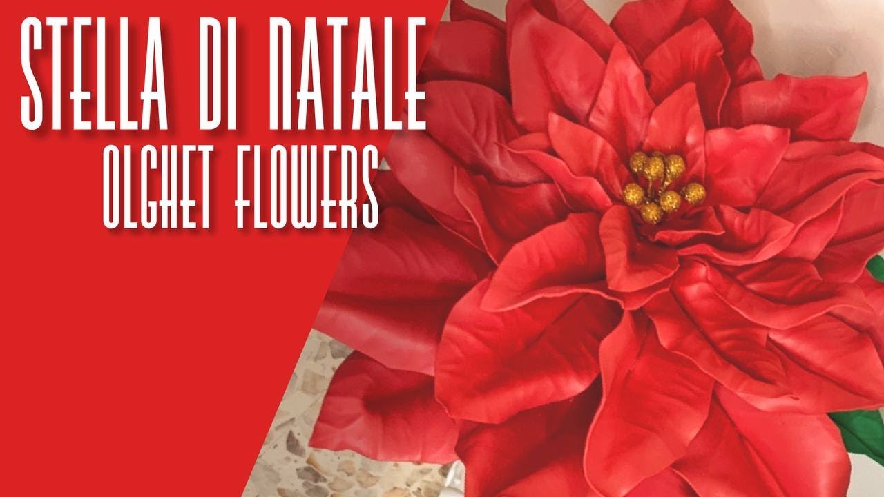 Creiamo una Stella di Natale in gomma eva 🌟 