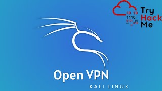 how to connect to tryhackme labs with open vpn (kali linux machine)