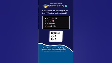 Python Quiz: Question 74 👨‍💻 #shorts