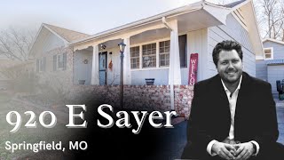 920 E Sayer, Springfield, Missouri Presented by Brown & Robertson Real Estate.