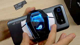 ASUS ROG Phone 6D Ultimate Unboxing în Română (Are Portal de aerisire în spate, CPU Dimensity 9000+)