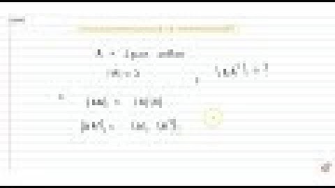 If `A` is a square matrix such that `|A|=2` , write the value of `|AA^T|`