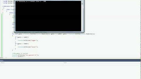 C# Tutorial - Guess Game (Random numbers, Advanced Loop) - by MrGeorge